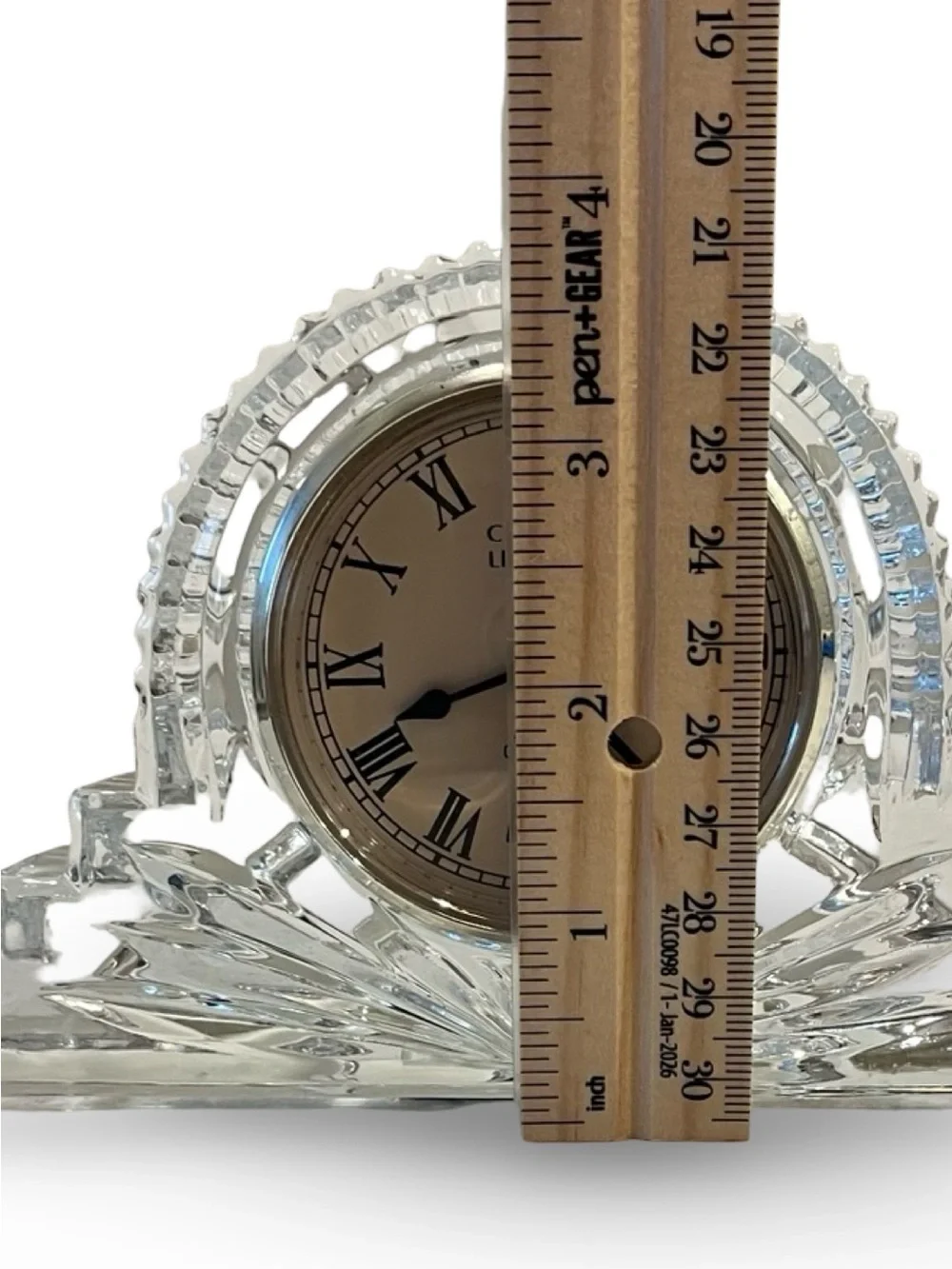 Crystal Legends Vintage Quartz Mantel Clock